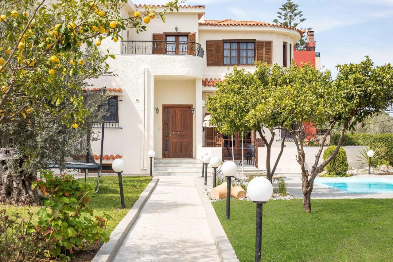 Hriska Luxury Villa Ixia  Exteriör bild